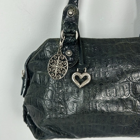 Brighton “Croc” Embossed Y2K 90’s Shoulder Bag - Picture 2 of 11